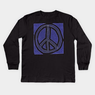 Teach Peace Kids Long Sleeve T-Shirt